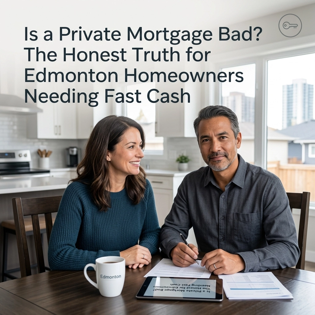 Is a Private Mortgage Bad? The Honest Truth for Edmonton Homeowners Needing Fast Cash