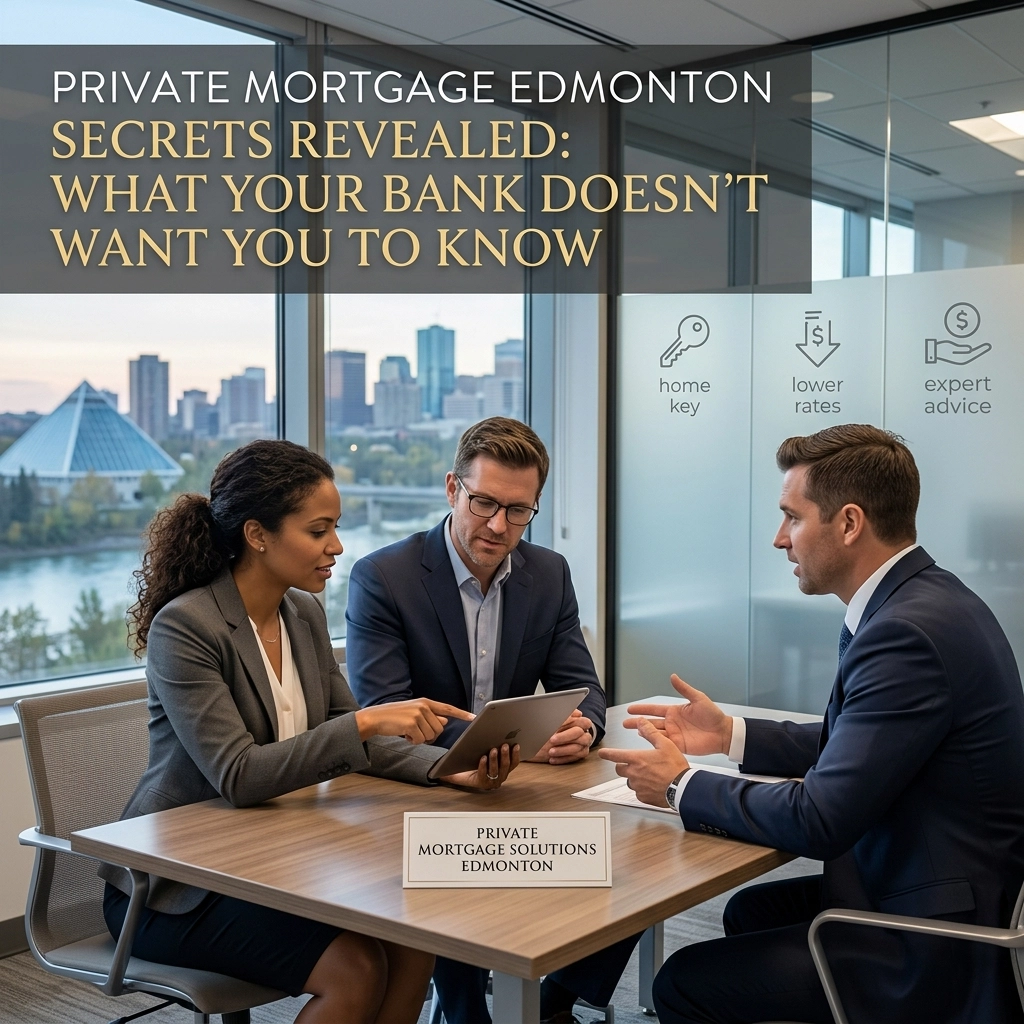 Private Mortgage Edmonton Secrets Revealed: What Your Bank Doesn’t Want You to Know